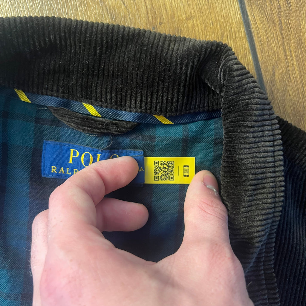 Brown Ralph Lauren Corduroy Jacket Size XL