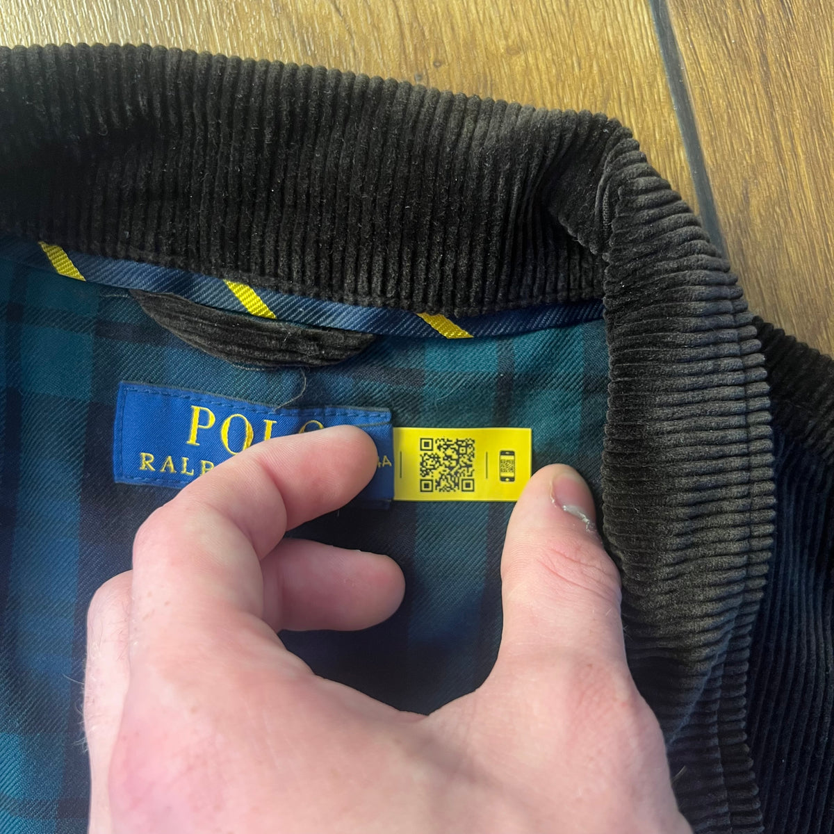 Brown Ralph Lauren Corduroy Jacket Size XL