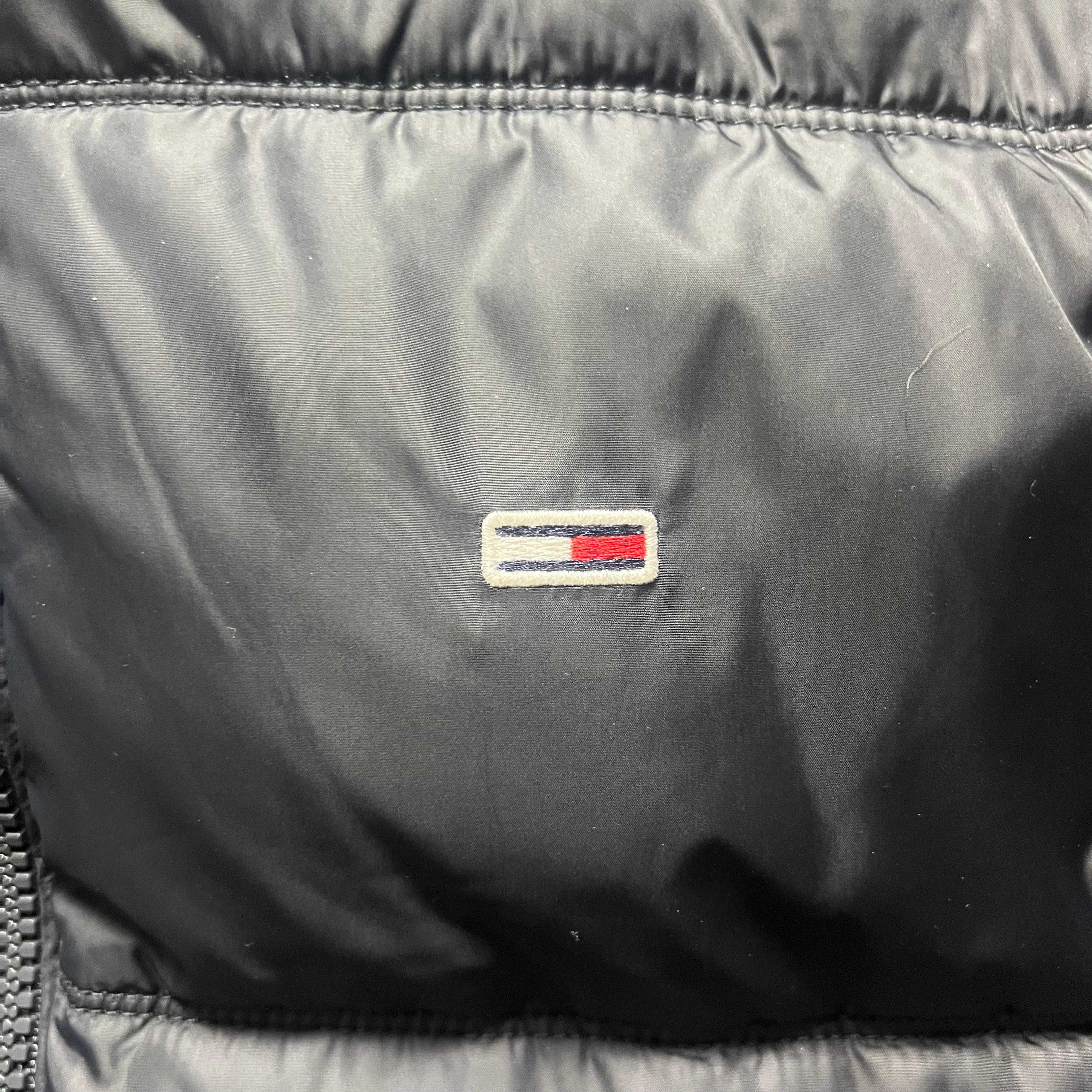 Black Tommy Hilfiger Puffer Jacket