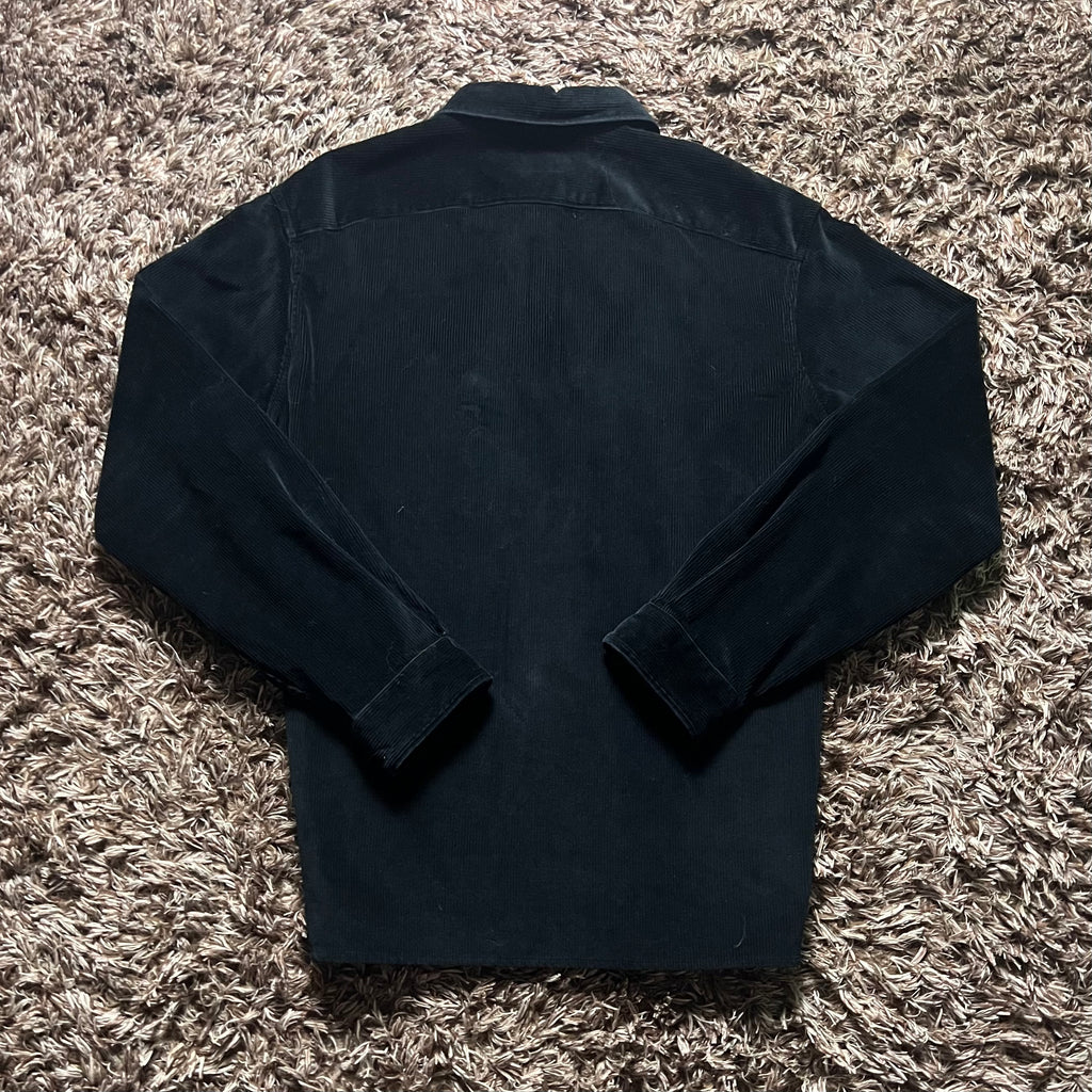 Black Ralph Lauren Zip Up Corduroy Overshirt