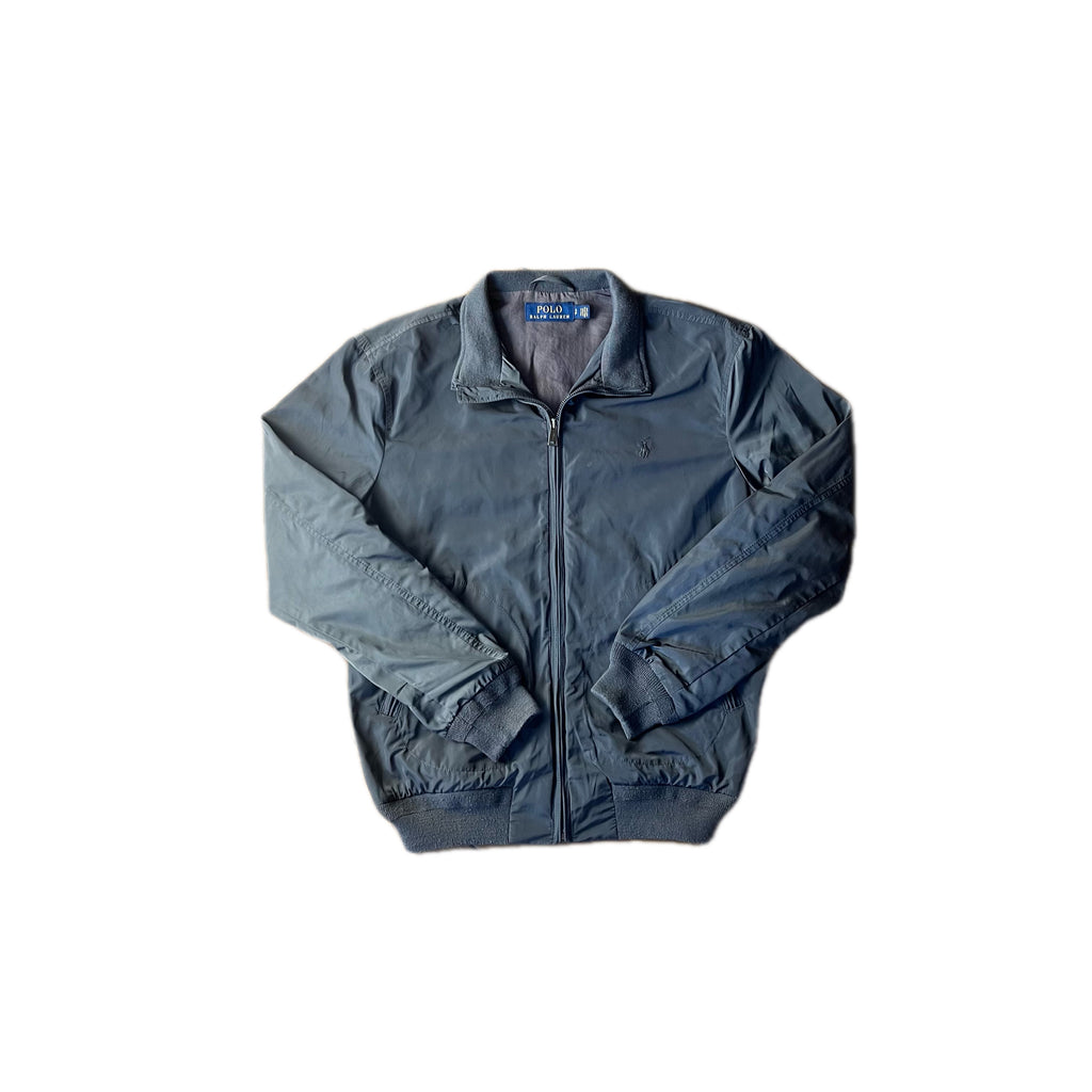 Grey Polo Ralph Lauren Harrington Style Jacket Size S