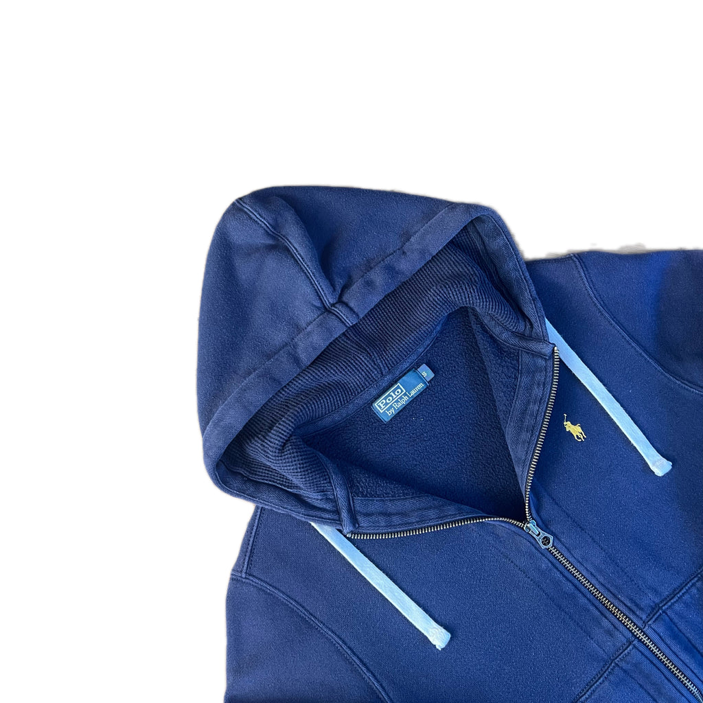 Navy Polo Ralph Lauren Zip Up Hoodie Size S