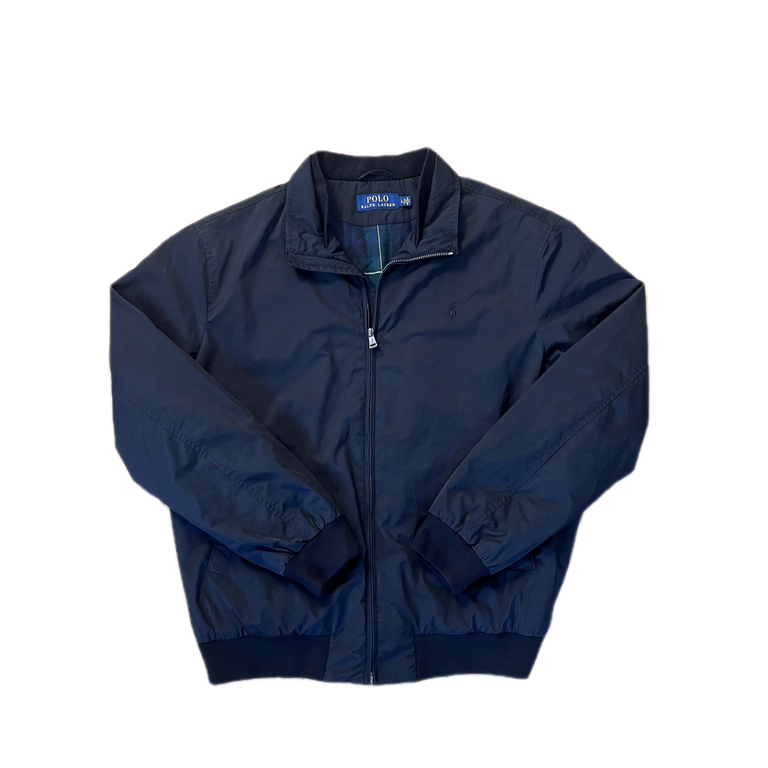 Black Polo Ralph Lauren Windbreaker Harrington Jacket