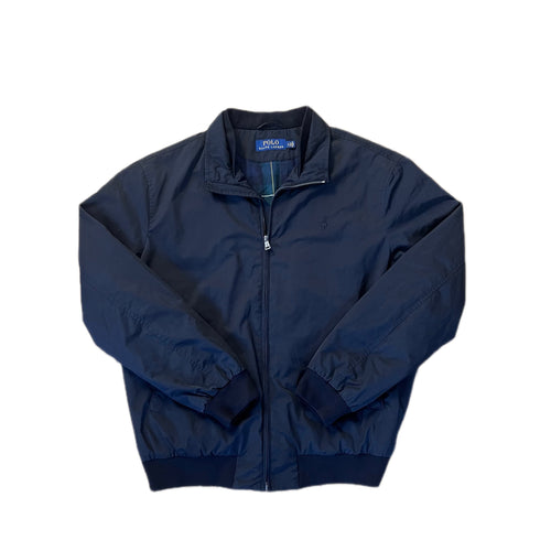 Black Polo Ralph Lauren Windbreaker Harrington Jacket