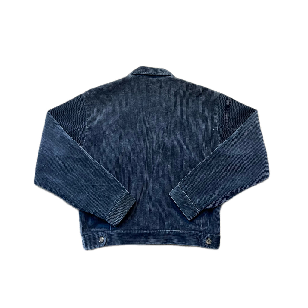Women’s Light Navy Polo Ralph Lauren Wynton Corduroy Zip Up Jacket
