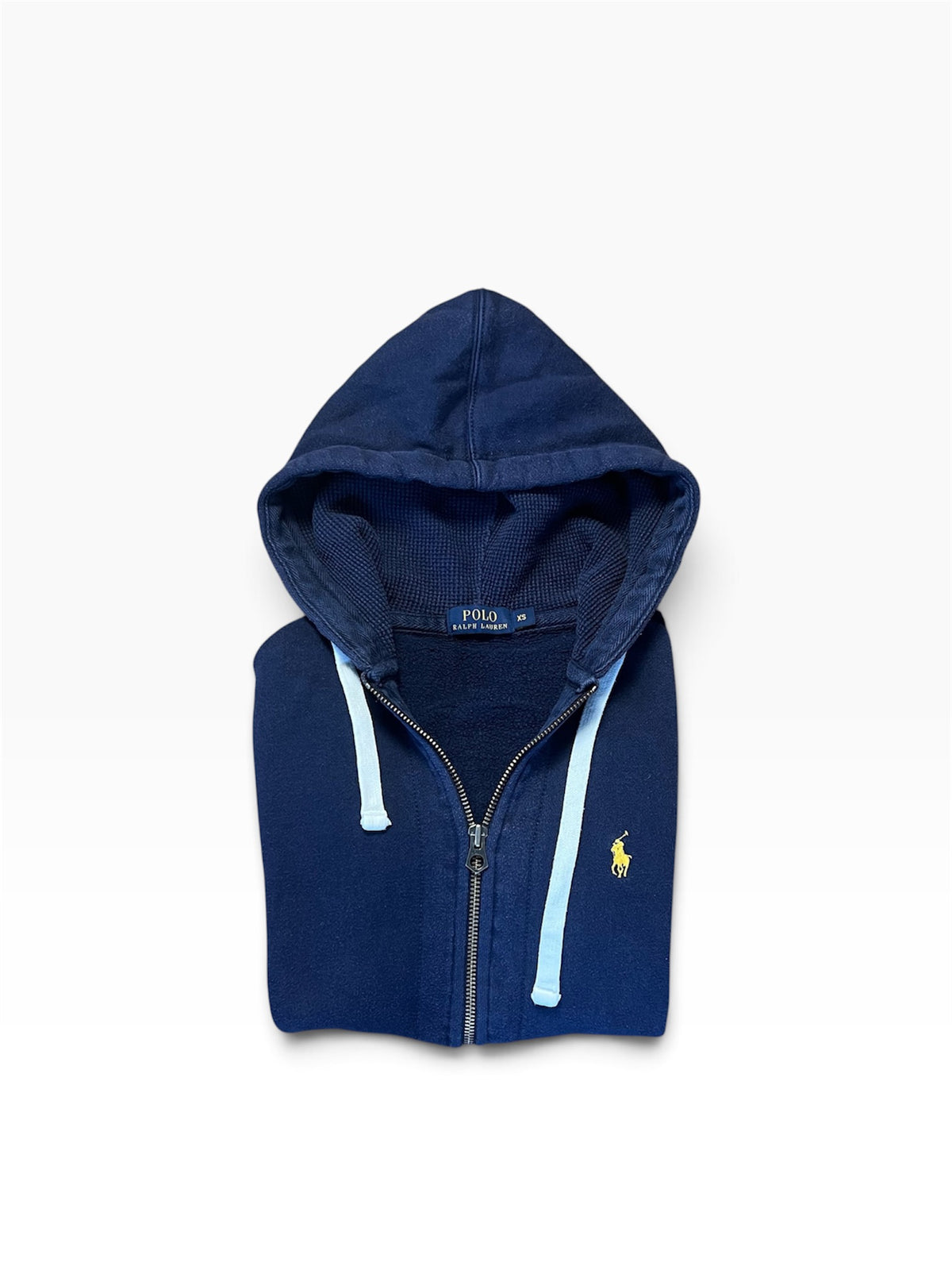 Navy Polo Ralph Lauren Zip Up Hoodie Size XS