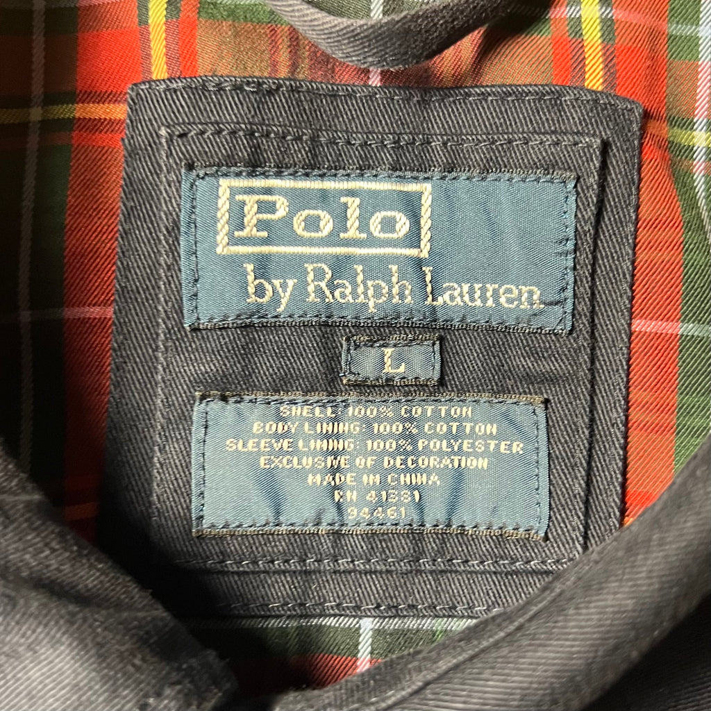 Navy Ralph Lauren Zip Up Harrington Jacket