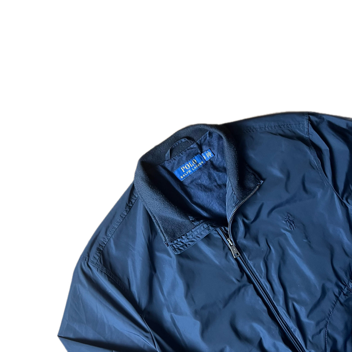 Navy Polo Ralph Lauren Zip Up Harrington Style Jacket Size S