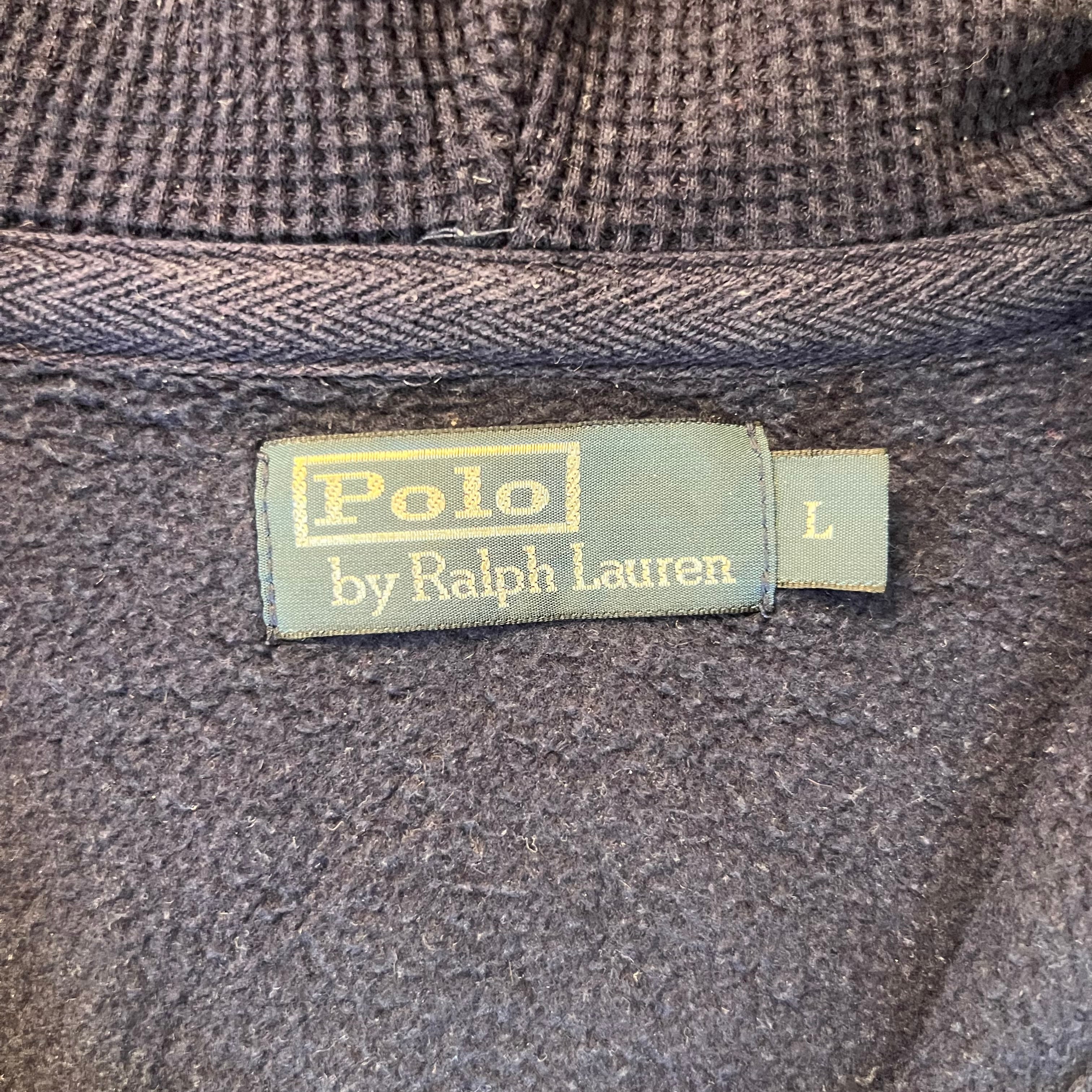 Navy Polo Ralph Lauren Zip Up Hoodie