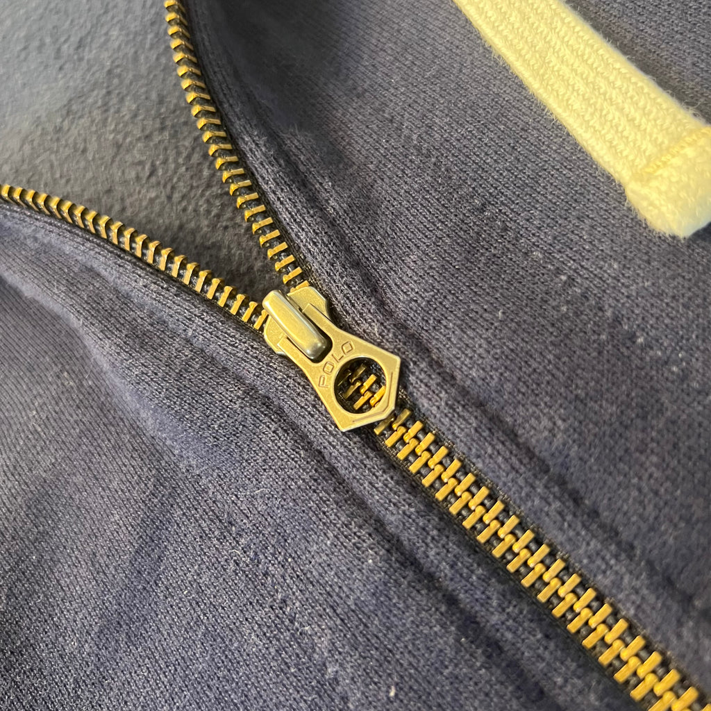 Navy Polo Ralph Lauren Zip Up Hoodie