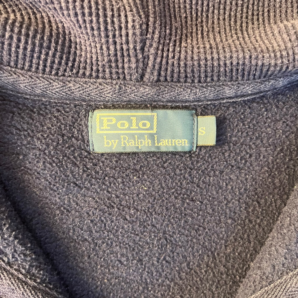 Navy Polo Ralph Lauren Zip Up Hoodie Size S