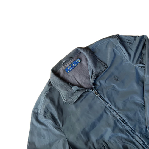 Grey Polo Ralph Lauren Harrington Style Jacket Size S