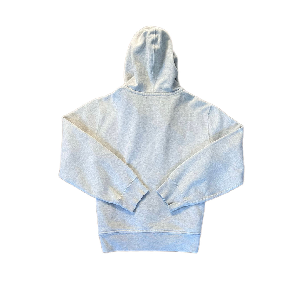 Grey Polo Ralph Lauren Green Badge Zip Up Hoodie