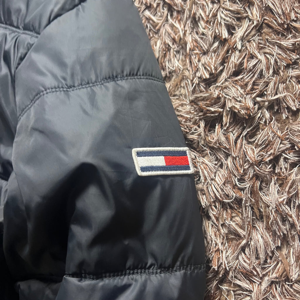Black Tommy Hilfiger Puffer Jacket