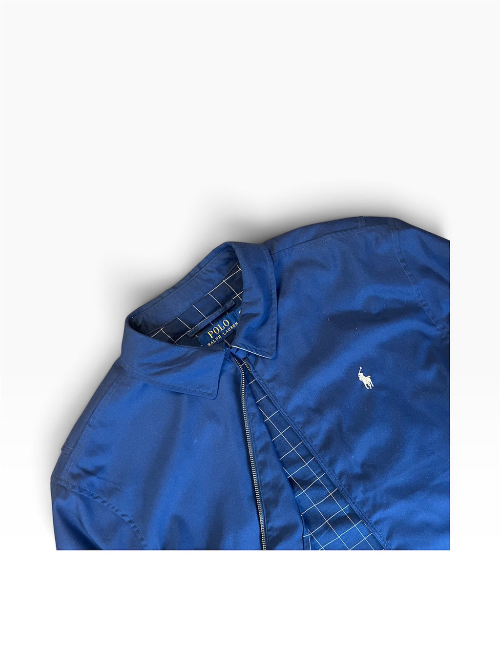 Navy Polo Ralph Lauren Zip Up Harrington Jacket Size XL